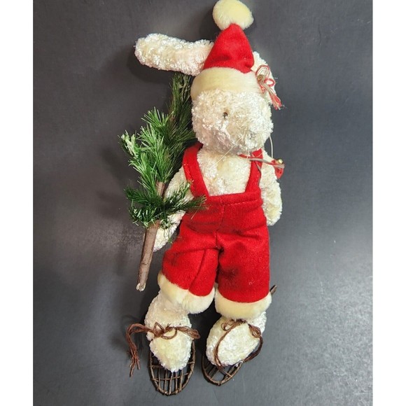 Vintage Hallmark Christmas Tim Timber Plush Toy Bunnies By The Bay 2002 - Picture 5 of 7